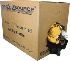 PRO-SOURCE - Reclaimed Rags - Assorted Colors, Fleece and Sweatshirt, Low Lint, Box - Caliber Tooling