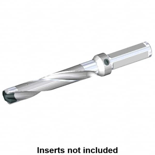 Kennametal - 31.75 to 32mm Diam, 5xD, 160mm Max Depth, 1-1/4" Shank Diam, 197.49mm Flute, 298.45mm OAL, Replaceable Tip Drill - KSEM1250 Insert, 8 Seat Size, Series KSEM - Caliber Tooling