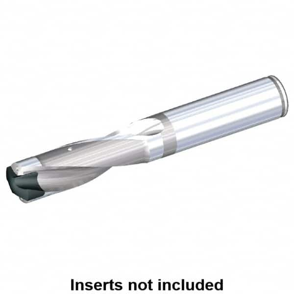 Kennametal - 15.47 to 15.87mm Diam, 3xD, 46.43mm Max Depth, 3/4" Shank Diam, 2.47" Flute, 4.63" OAL, Replaceable Tip Drill - KSEM0609 Insert, A Seat Size, Series KSEM - Caliber Tooling