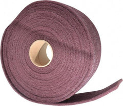 3M - 30' Long x 4" Wide Nonwoven Roll - Very Fine Grade, Purple, Aluminum Oxide - Caliber Tooling