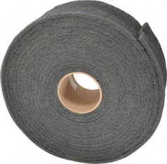 3M - 30' Long x 4" Wide Nonwoven Roll - Very Fine Grade, Gray, Silicon Carbide - Caliber Tooling