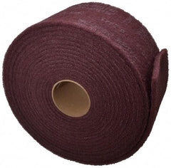 3M - 30' Long x 6" Wide Nonwoven Roll - Very Fine Grade, Purple, Aluminum Oxide - Caliber Tooling