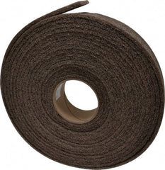 3M - 30' Long x 2" Wide Nonwoven Roll - Medium Grade, Tan, Aluminum Oxide - Caliber Tooling