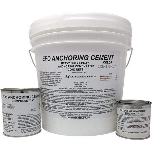 Made in USA - 256 oz Pail Two Part Epoxy - 1440 min Working Time, 15,000 psi Shear Strength - Caliber Tooling