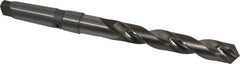 Value Collection - 1-1/8", 4MT 118° Point Cobalt Taper Shank Drill Bit - Bright Finish, 7-3/4" Flute Length, 13-3/8" OAL, Spiral Flute, Through Coolant - Caliber Tooling