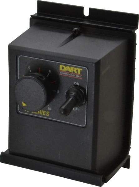 Dart Controls - 25 Max RPM, Electric AC DC Motor - 120, 240 V Input - Caliber Tooling