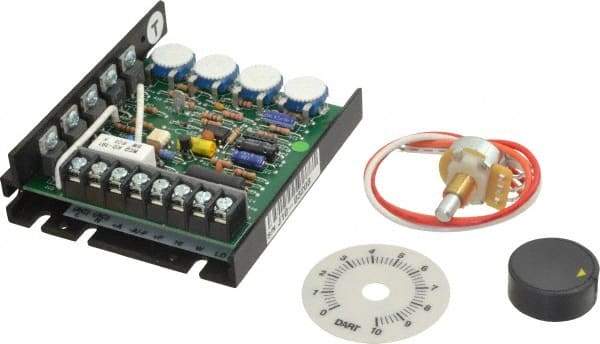 Dart Controls - 1 Max hp, 25 Max RPM, Electric AC DC Motor - 120, 240 V Input - Caliber Tooling