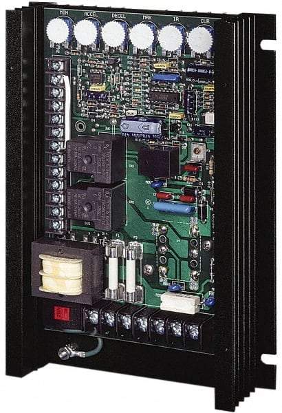 Dart Controls - 2 Max hp, 50 Max RPM, Electric AC DC Motor - 120, 240 V Input - Caliber Tooling