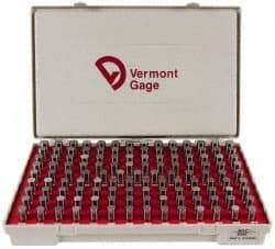 Vermont Gage - 125 Piece, 0.5015-0.6255 Inch Diameter Plug and Pin Gage Set - Minus 0.0002 Inch Tolerance, Class ZZ - Caliber Tooling