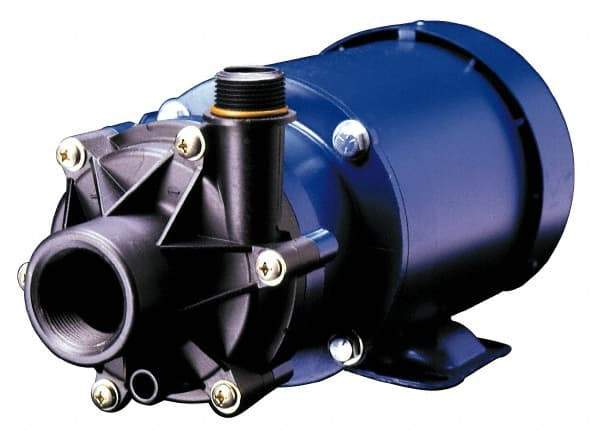 Finish Thompson - 2 HP, 60 Shut Off Feet, PVDF, Carbon and Viton Magnetic Drive Pump - 3 Phase - Caliber Tooling