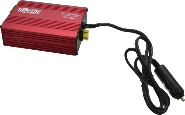 Tripp-Lite - 1 Connection, 12 VDC Input, 120 VAC Output, 14 Amp Input Rating, 300 Peak Wattage, Power Inverter - 3-3/4" Wide x 5-3/4" Deep x 1-3/4" High, 150 Watt Continuous Output Power, Free Air Convection Cooled - Caliber Tooling