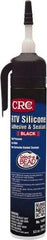 CRC - 8 oz Tube Black RTV Silicone Gasket Sealant - -30 to 450°F Operating Temp, 24 hr Full Cure Time - Caliber Tooling