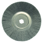 14" Diameter - Crimped Filament Wheel Brush - 0.055/80 Grit - Caliber Tooling