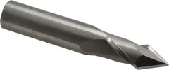 Melin Tool - 5/8" Diam, 1-1/4" LOC, 2 Flute, 60° Point Angle, Solid Carbide Drill Mill - Uncoated, 3-1/2" OAL, 5/8" Shank Diam - Caliber Tooling