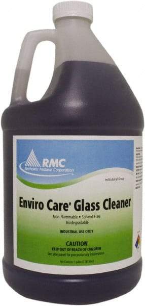 Rochester Midland Corporation - 1 Gal Bottle Fresh Glass Cleaner - Concentrated, Use on Ceramic Tile, Formica, Glass Surfaces, Mirrors, Plastic Surfaces, Stainless Steel - Caliber Tooling