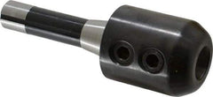 Collis Tool - R8 Taper Shank 1" Hole End Mill Holder/Adapter - 2-3/8" Nose Diam, 3" Projection - Exact Industrial Supply