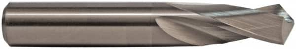 M.A. Ford - 37/64" 118° Spiral Flute Solid Carbide Screw Machine Drill Bit - ALtima Finish, Right Hand Cut, 1-5/8" Flute Length, 3-1/2" OAL, Straight Shank - Caliber Tooling