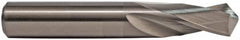 M.A. Ford - 1/2" 118° Spiral Flute Solid Carbide Screw Machine Drill Bit - TiCN Finish, Right Hand Cut, 1-1/4" Flute Length, 3" OAL, Straight Shank - Caliber Tooling