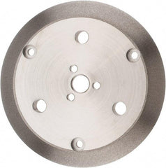 Made in USA - 6" Diam, 5/8" Hole Size, 1/16" Overall Thickness, Tool & Cutter Grinding Wheel - Medium Grade, CBN, 6,000 RPM - Caliber Tooling