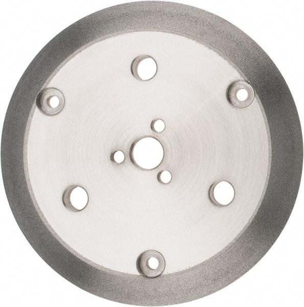 Made in USA - 6" Diam, 5/8" Hole Size, 1/16" Overall Thickness, Tool & Cutter Grinding Wheel - Medium Grade, Diamond, 6,000 RPM - Caliber Tooling