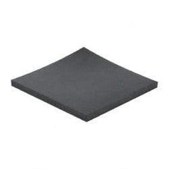 Made in USA - 12" Long, 12" Wide, 3/4" Thick, Buna-N Rubber Foam Sheet - 35 to 45 Durometer, Black, -40 to 212°F, 1,500 psi Tensile Strength, Stock Length - Caliber Tooling