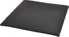 Made in USA - 12" Long, 12" Wide, 3/8" Thick, Buna-N Rubber Foam Sheet - 65 to 75 Durometer, Black, -40 to 212°F, 1,500 psi Tensile Strength, Stock Length - Caliber Tooling