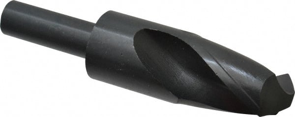 Interstate - 1-7/16" Drill, 118° Point, High Speed Steel Silver Deming & Reduced Shank Drill Bit - Caliber Tooling