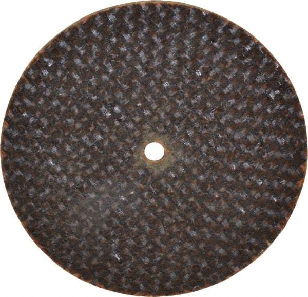 Norton - 2" 60 Grit Aluminum Oxide Cutoff Wheel - 0.06" Thick, 1/8" Arbor, 30,560 Max RPM, Use with Die Grinders - Caliber Tooling