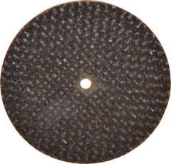 Norton - 2" 60 Grit Aluminum Oxide Cutoff Wheel - 0.06" Thick, 1/8" Arbor, 30,560 Max RPM, Use with Die Grinders - Caliber Tooling