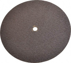 Norton - 6" 60 Grit Aluminum Oxide Cutoff Wheel - 0.035" Thick, 3/8" Arbor, 10,190 Max RPM, Use with Die Grinders - Caliber Tooling