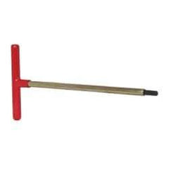 Made in USA - 5/16" Hex, T-Handle, Hex Key - 12" OAL, Chromalloy Steel, Inch System of Measurement - Caliber Tooling