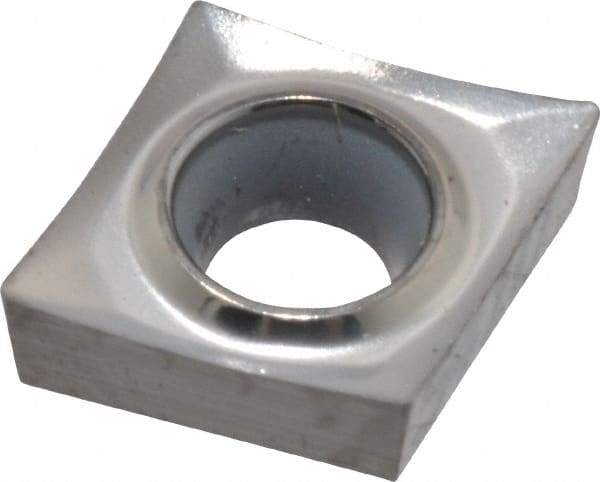 Kennametal - CCGT21.50.5 HP Grade KC5410 Carbide Turning Insert - TiB2 Finish, 80° Diamond, 1/4" Inscr Circle, 3/32" Thick, 0.0079" Corner Radius - Caliber Tooling