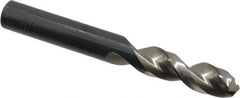 Walter-Titex - 0.4409" 130° Parabolic Flute Vanadium High Speed Steel Screw Machine Drill Bit - Caliber Tooling