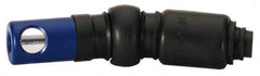 Prevost - 1/4 Female NPT Industrial Pneumatic Hose Free Angle Ball Swivel Coupling (with Boot) - Composite, 1/4" Body Diam - Caliber Tooling