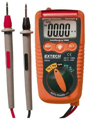 Extech - DM220, CAT IV, 600 VAC/VDC, Digital Auto Ranging Multimeter - 40 mOhm, Measures Voltage, Current, Frequency, Resistance - Caliber Tooling