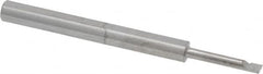 Scientific Cutting Tools - 0.075" Min Bore Diam, 3/8" Max Bore Depth, 1/8 Shank Diam, Radial Relief Boring Bar - Right Hand Cut, Solid Carbide, Uncoated - Exact Industrial Supply