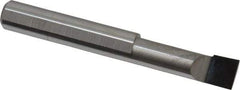 Scientific Cutting Tools - 0.31" Min Bore Diam, 1" Max Bore Depth, 5/16 Shank Diam, Radial Relief Boring Bar - Right Hand Cut, Solid Carbide, Uncoated - Exact Industrial Supply