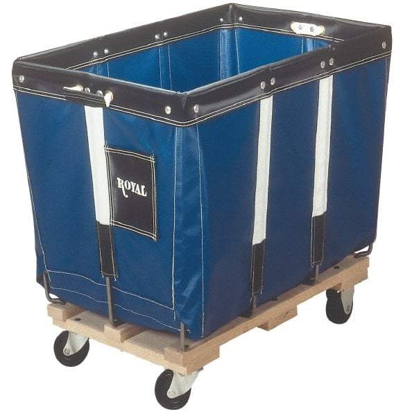 Royal Basket Trucks - 700 Lb Load Capacity, 10 Bushels, Vinyl Basket Truck - 24" Wide x 36" Long x 31" High - Caliber Tooling