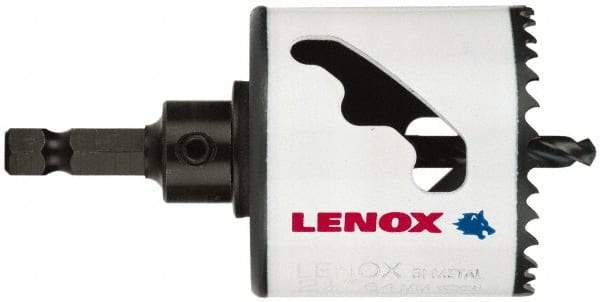 Lenox - 2-9/16" Diam, 1-1/2" Cutting Depth, Hole Saw - Bi-Metal Saw, Toothed Edge - Caliber Tooling