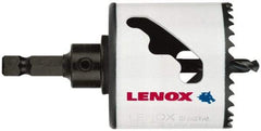 Lenox - 2-7/8" Diam, 1-1/2" Cutting Depth, Hole Saw - Bi-Metal Saw, Toothed Edge - Caliber Tooling