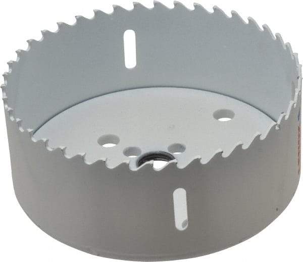 Lenox - 4-1/2" Diam, 1-1/2" Cutting Depth, Hole Saw - Carbide-Tipped Saw, Toothed Edge - Caliber Tooling