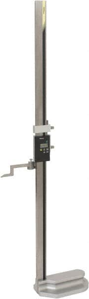 Mitutoyo - 40" Electronic Height Gage - 0.0005" Resolution, Accurate to 0.003", LCD Display, SPC Data Output - Caliber Tooling