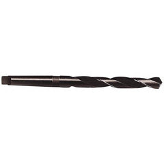 Interstate - 28mm, 3MT 118° Point High Speed Steel Taper Shank Drill Bit - Caliber Tooling