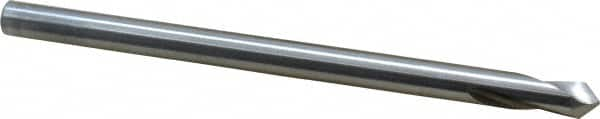 Keo - 1/4" Body Diam, 90°, 4" OAL, High Speed Steel Spotting Drill - Caliber Tooling