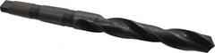 Interstate - 1-9/32", 4MT 118° Point High Speed Steel Taper Shank Drill Bit - Caliber Tooling