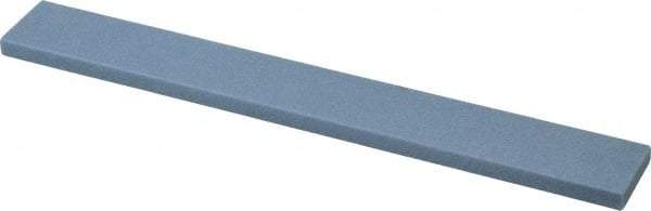 Norton - 80 Grit Aluminum Oxide Rectangular Polishing Stone - Medium Grade, 1" Wide x 8" Long x 1/4" Thick - Caliber Tooling