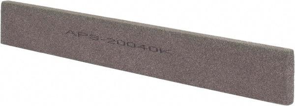 Norton - 120 Grit Aluminum Oxide Rectangular Polishing Stone - Fine Grade, 1" Wide x 8" Long x 1/4" Thick - Caliber Tooling