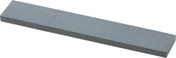 Made in USA - 180 Grit Aluminum Oxide Rectangular Polishing Stone - Very Fine Grade, 1" Wide x 6" Long x 1/4" Thick - Caliber Tooling