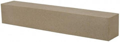 Made in USA - 320 Grit Aluminum Oxide Square Polishing Stone - Extra Fine Grade, 1" Wide x 6" Long x 1" Thick - Caliber Tooling