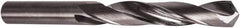 Precision Twist Drill - Letter L 118° Solid Carbide Jobber Drill - Bright Finish, Right Hand Cut, 3-1/2" OAL, Split Point - Caliber Tooling